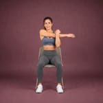 Seated Cross-Body Shoulder Stretch