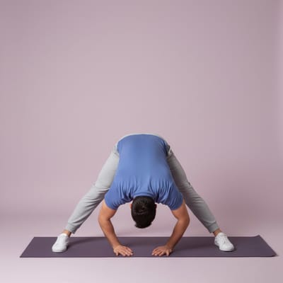 Dynamic Wide Leg Forward Fold