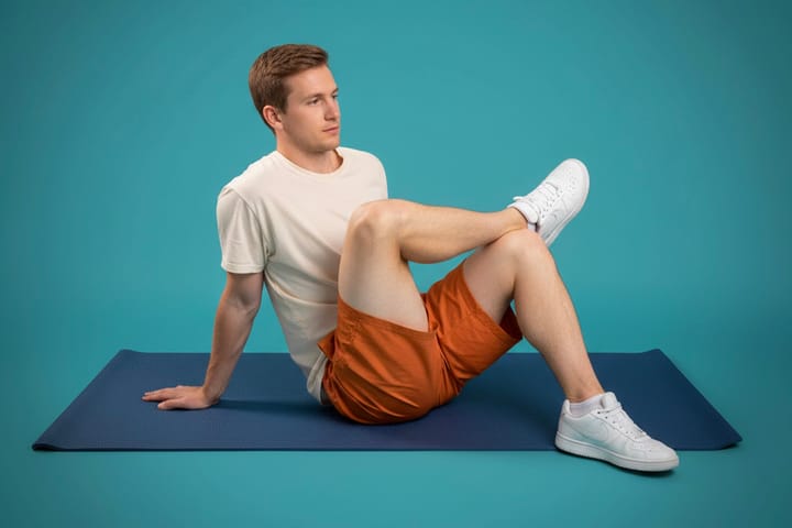 Leaning Figure Four Stretch