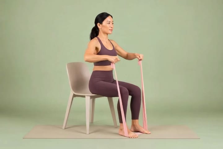 Seated Resistance Band Row