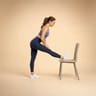 Standing Hamstring Stretch with Chair