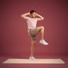 Standing Bicycle Crunch