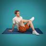 Leaning Figure Four Stretch