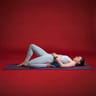 Half Saddle Quad Stretch