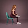 Seated Figure Four Stretch
